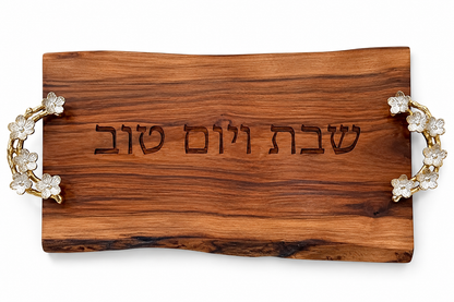 Custom Engraved Live Edge Walnut Board