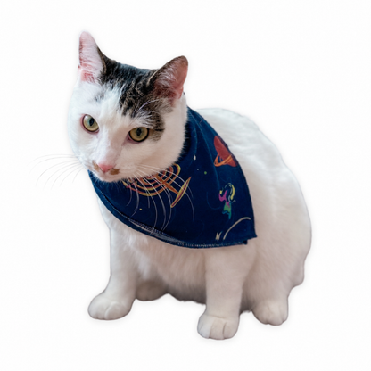 Hanukkah Space Pet Bandana