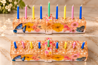Customizable Concrete or Resin Menorah