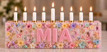 Customizable Concrete or Resin Menorah