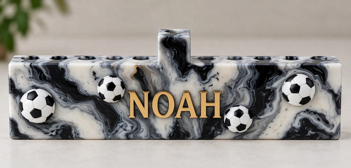 Customizable Concrete or Resin Menorah
